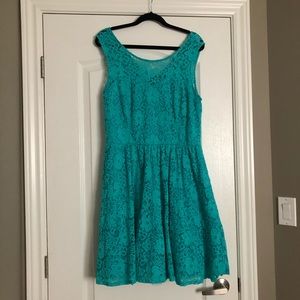 EUC Lace Skater Dress